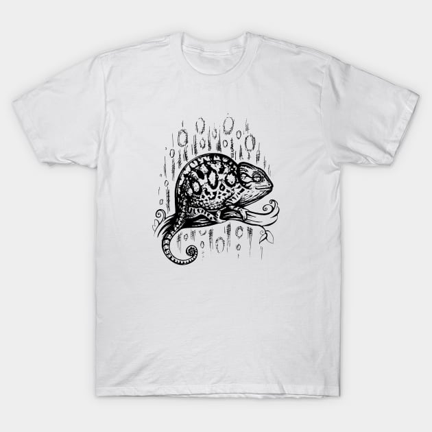 Carpet Chameleon T-Shirt by Yulla